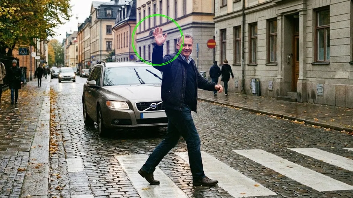 En enkel gest som tack: vinkningar vid övergångsstället